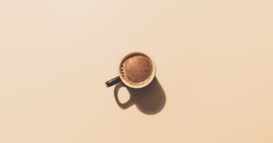 brown ceramic teacup