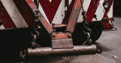 gray and red vehicle on gray surface