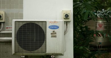 a white box with a vent