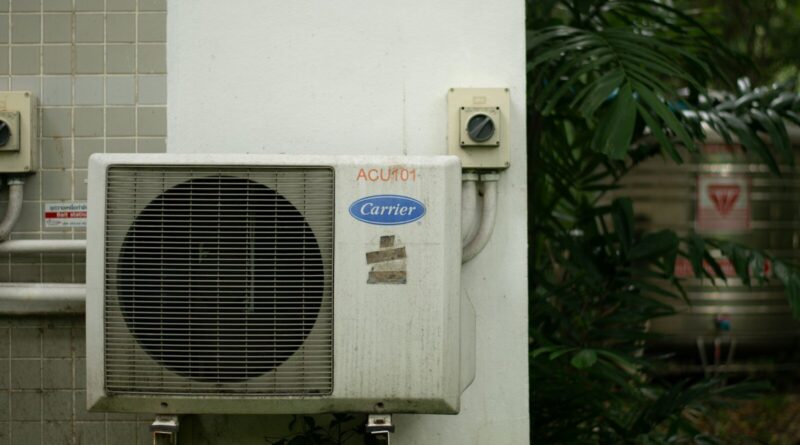 a white box with a vent