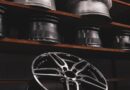black and silver car wheel